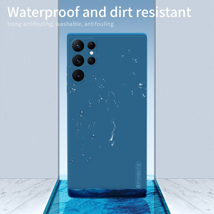 For Samsung Galaxy S22 Ultra 5G PINWUYO Sense Series Liquid Silicone TPU Phone Case(Black) - free shipping - PMC TechLife - Order now!
