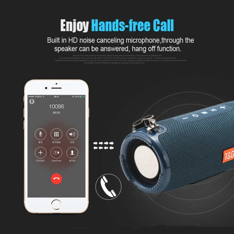 T&G TG324 High Power Waterproof Portable Bluetooth Speaker Support FM / TF Card(Black) - Desktop Speaker by T&G | Online Shopping South Africa | PMC TechLife
