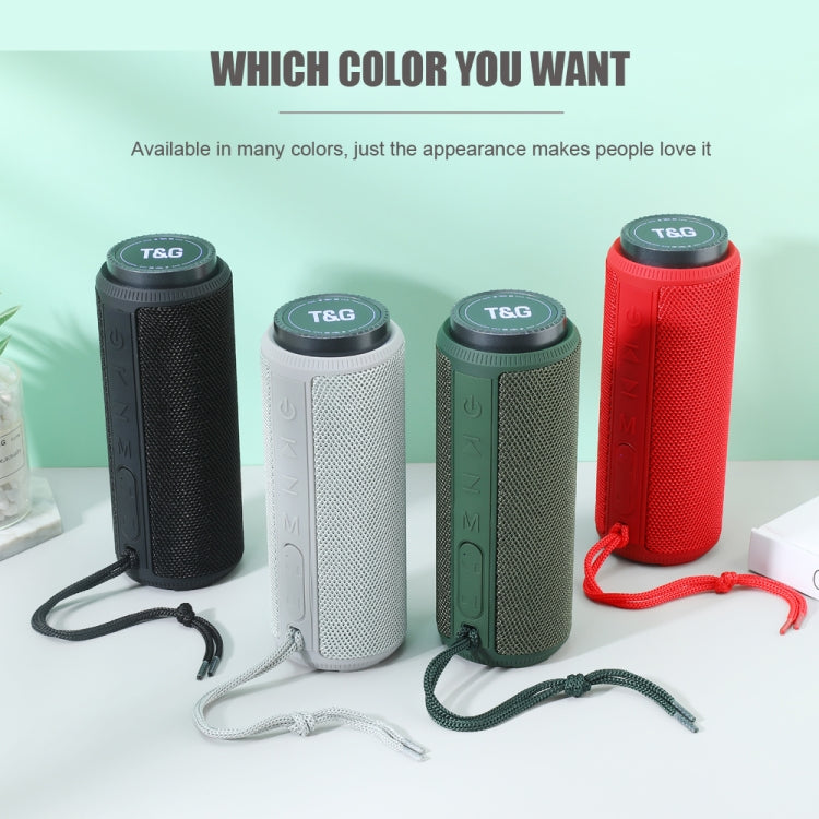 T&G TG332 10W HIFI Stereo Waterproof Portable Bluetooth Speaker(Green) - Desktop Speaker by T&G | Online Shopping South Africa | PMC TechLife | Buy Now Pay Later Mobicred
