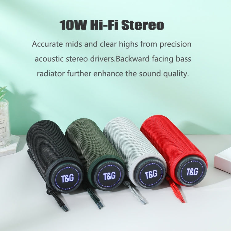 T&G TG332 10W HIFI Stereo Waterproof Portable Bluetooth Speaker(Black) - Desktop Speaker by T&G | Online Shopping South Africa | PMC TechLife | Buy Now Pay Later Mobicred