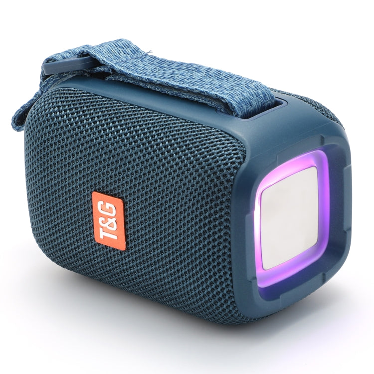 T&G TG339 RGB Light 5W Waterproof Portable Bluetooth Speaker(Blue) - Desktop Speaker by T&G | Online Shopping South Africa | PMC TechLife | Buy Now Pay Later Mobicred