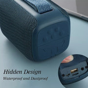 T&G TG339 RGB Light 5W Water-resistant Portable Bluetooth Speaker(Blue)