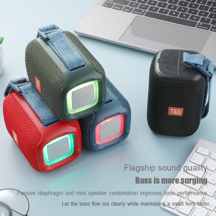 T&G TG339 RGB Light 5W Waterproof Portable Bluetooth Speaker(Black) - Desktop Speaker by T&G | Online Shopping South Africa | PMC TechLife | Buy Now Pay Later Mobicred