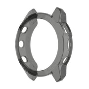 Compatible with Garmin Epix Gen2 Non-full Coverage Hollow TPU Watch Case(Transparent Black)