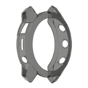 Compatible with Garmin Epix Gen2 Non-full Coverage Hollow TPU Watch Case(Transparent Black)