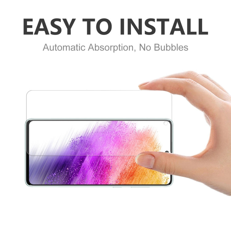 2 PCS For Samsung Galaxy A73 5G ENKAY 0.26mm 9H 2.5D Tempered Glass Film