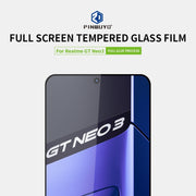 For OPPO Realme GT Neo3 PINWUYO 9H 2.5D Full Screen Tempered Glass Film(Black)