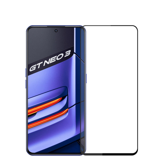 For OPPO Realme GT Neo3 PINWUYO 9H 2.5D Full Screen Tempered Glass Film(Black)
