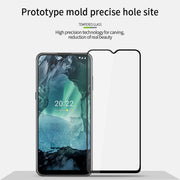 For Nokia G11 / G21 PINWUYO 9H 2.5D Full Screen Tempered Glass Film(Black)