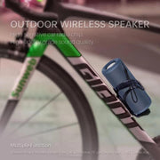 NewRixing NR9019 TWS Portable Stereo Bluetooth Speaker Support TF Card / FM(Green)