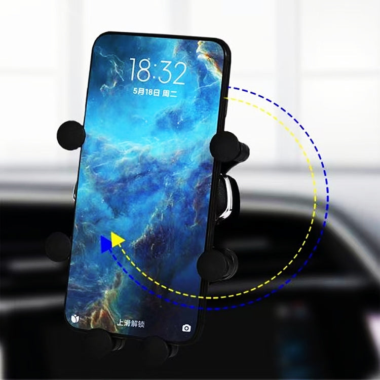 Car Air Outlet Gravity Six-point Linkage Mobile Phone Bracket - free shipping - PMC TechLife - Order now!