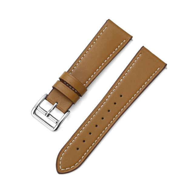 For Huawei Watch GT2 Pro/Watch GT 2E/Watch GT 22mm Supershift Contrast Pin Buckle Leather Watch Band(Brown)