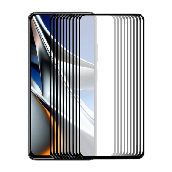 10 PCS For Xiaomi Poco X4 Pro 5G ENKAY Full Glue 0.26mm 9H 2.5D Tempered Glass Full Film