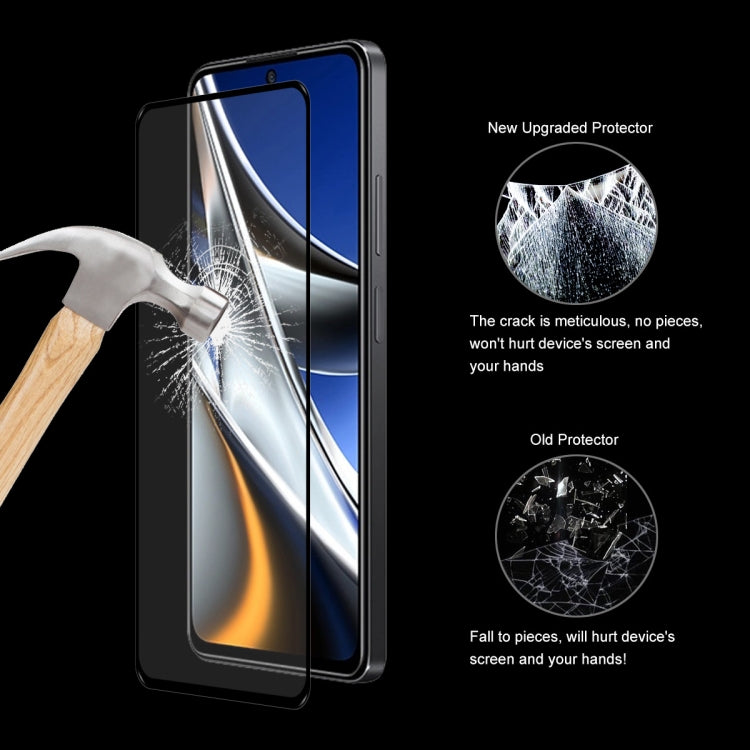 10 PCS For Xiaomi Poco X4 Pro 5G ENKAY Full Glue 0.26mm 9H 2.5D Tempered Glass Full Film