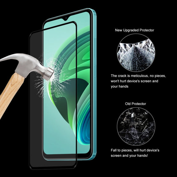 2 PCS For Xiaomi Redmi Note 11E ENKAY Full Glue 0.26mm 9H 2.5D Tempered Glass Full Film