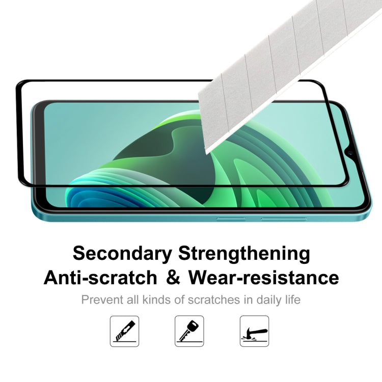 2 PCS For Xiaomi Redmi Note 11E ENKAY Full Glue 0.26mm 9H 2.5D Tempered Glass Full Film