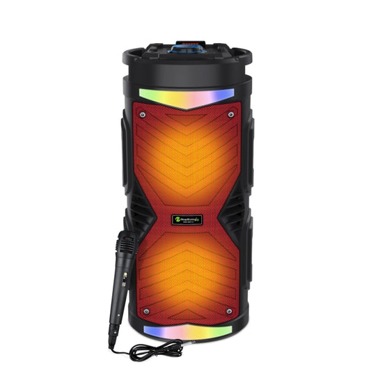 NewRixing NRG6601A Outdoor Portable Karaoke Wireless Speaker 20W Audio Amplifier With Mic(B) - Desktop Speaker by NewRixing | Online Shopping South Africa | PMC Jewellery | Buy Now Pay Later Mobicred