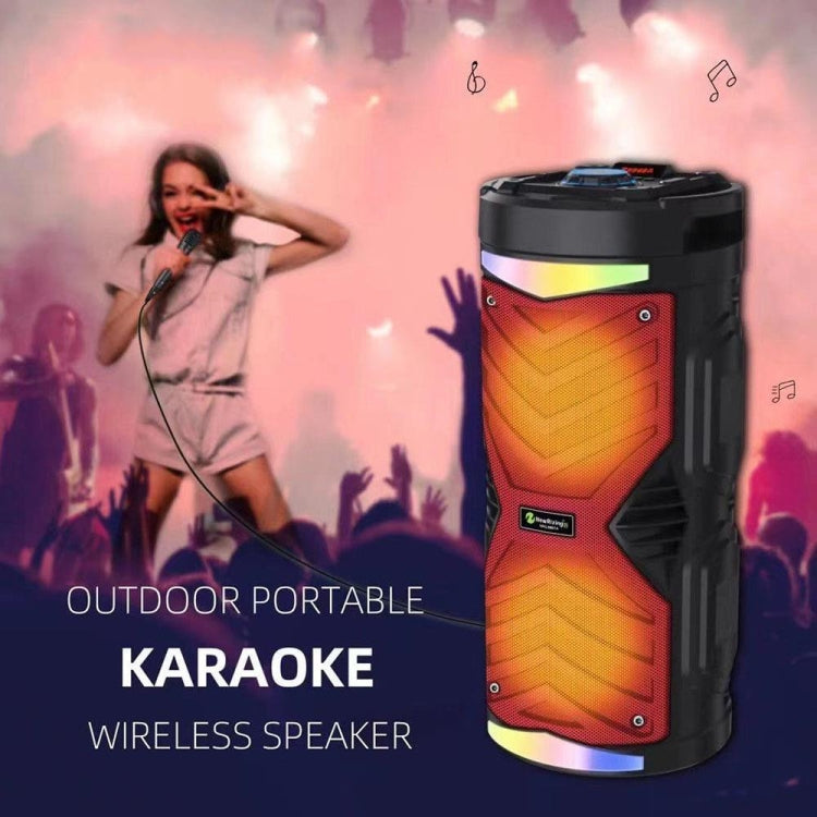 NewRixing NRG6601A Outdoor Portable Karaoke Wireless Speaker 20W Audio Amplifier With Mic(B) - Desktop Speaker by NewRixing | Online Shopping South Africa | PMC TechLife | Buy Now Pay Later Mobicred