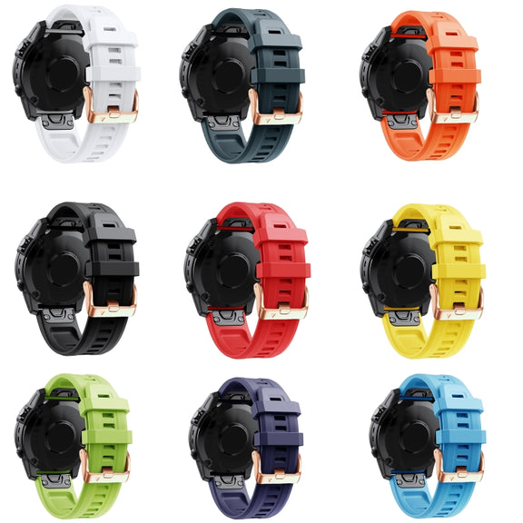 Compatible with Garmin Descent Mk2S 20mm Silicone Watch Band(Yellow)