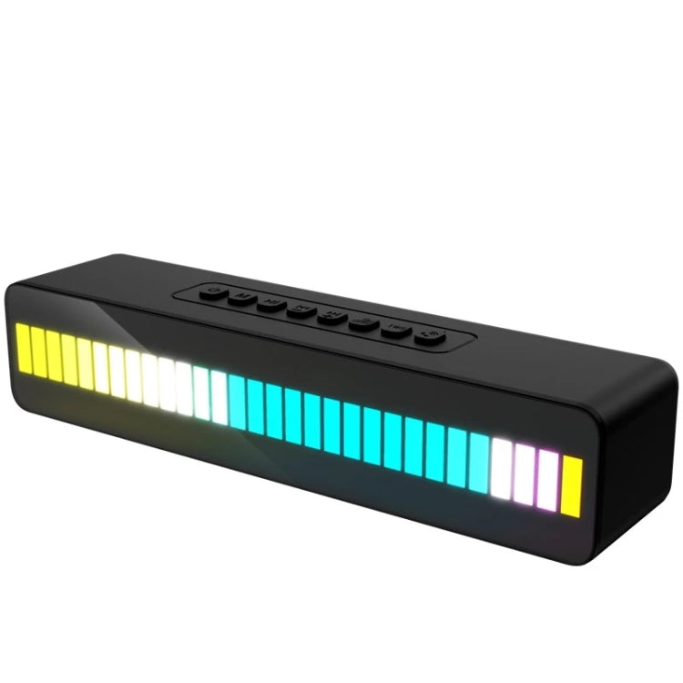Duosi M8 LED Pickup Rhythm Ambient Light Multi-function TWS Bluetooth Speaker Bar(Black) - free shipping - PMC Jewellery - Order now!
