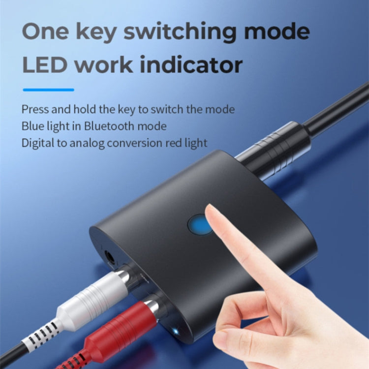 BT-B36 Bluetooth 5.1 Audio Receiver TV Fiber Coaxial Digital to Analog Converter - Audio Receiver Transmitter by PMC TechLife | Online Shopping South Africa | PMC TechLife