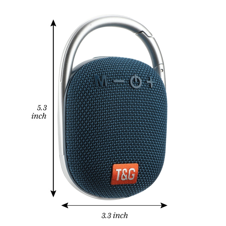 T&G TG321 TWS Portable Wireless Outdoor Mini Speaker with LED Light(Black) - Mini Speaker by T&G | Online Shopping South Africa | PMC TechLife | Buy Now Pay Later Mobicred