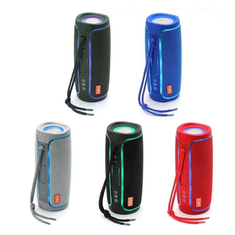 T&G TG288 TWS Portable LED Light Bluetooth Speaker(Green) - Desktop Speaker by T&G | Online Shopping South Africa | PMC TechLife | Buy Now Pay Later Mobicred