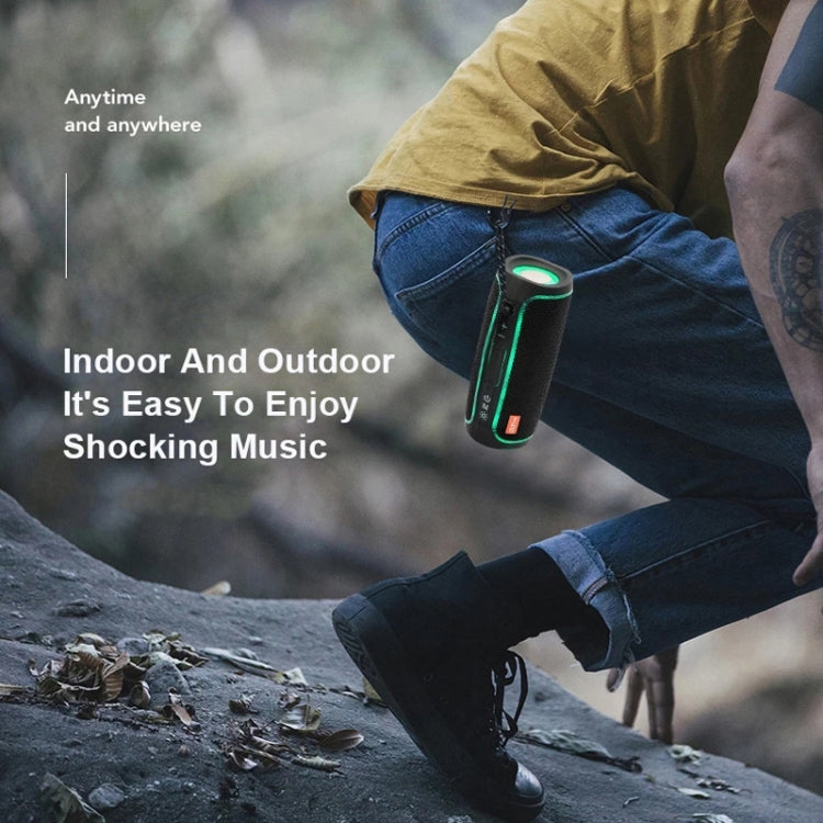 T&G TG288 TWS Portable LED Light Bluetooth Speaker(Red) - free shipping - PMC TechLife - Order now!