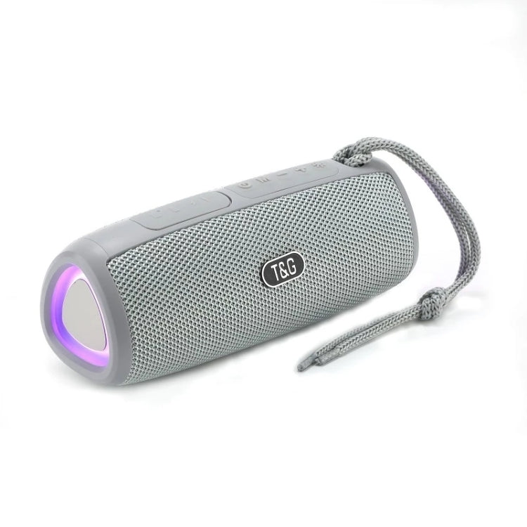 T&G TG344 Portable LED Light TWS Wireless Bluetooth Speaker(Gray) - Desktop Speaker by T&G | Online Shopping South Africa | PMC TechLife | Buy Now Pay Later Mobicred