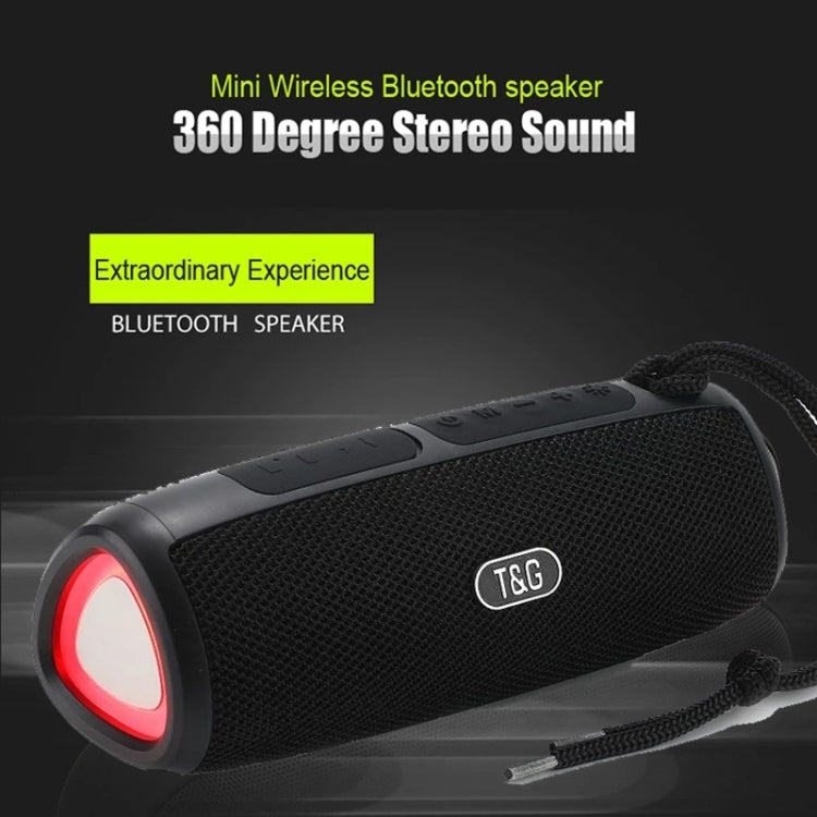 T&G TG344 Portable LED Light TWS Wireless Bluetooth Speaker(Black) - Desktop Speaker by T&G | Online Shopping South Africa | PMC TechLife | Buy Now Pay Later Mobicred