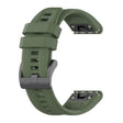 Compatible with Garmin EPIX Gen2 22mm Silicone Solid Color Watch Band(Dark Green)