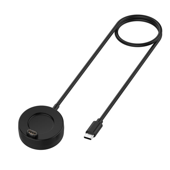 Compatible with Garmin EPIX 2 Type-C / USB-C Interface Watch Charger With Data Function(Black)