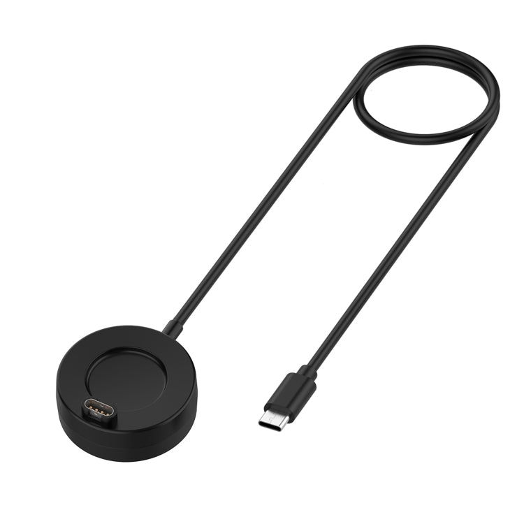 Compatible with Garmin EPIX 2 Type-C / USB-C Interface Watch Charger With Data Function(Black)