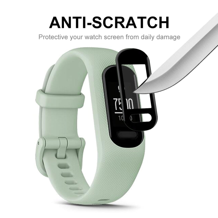 10 PCS Compatible with Garmin Smart 5 ENKAY 3D Full Coverage Soft PC Edge + PMMA HD Screen Watch Film
