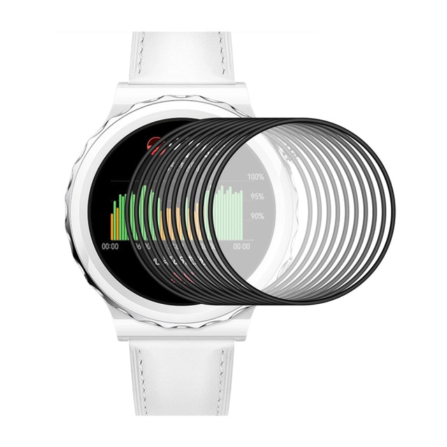 10 PCS For Huawei Watch GT 3 Pro 43mm ENKAY 3D Full Coverage Soft PC Edge + PMMA HD Screen Watch Film