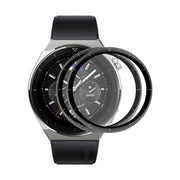 2 PCS For Huawei Watch GT 3 Pro 46mm ENKAY 3D Full Coverage Soft PC Edge + PMMA HD Screen Watch Film