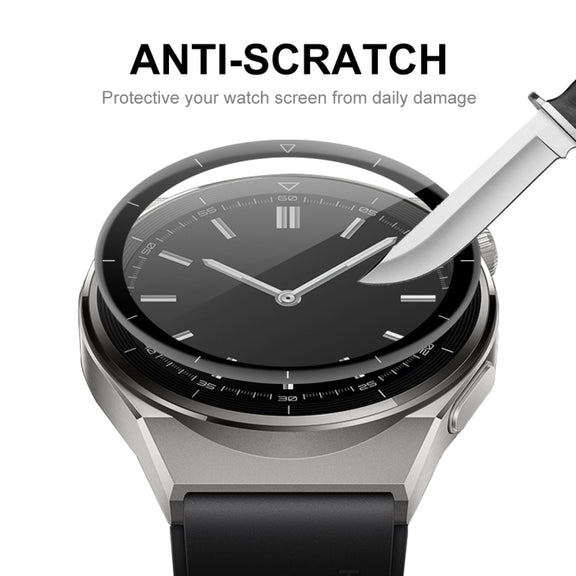 5 PCS For Huawei Watch GT 3 Pro 46mm ENKAY 3D Full Coverage Soft PC Edge + PMMA HD Screen Watch Film