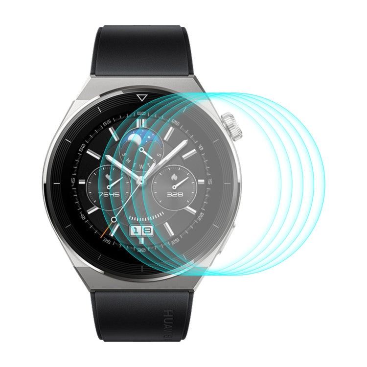 5 PCS For Huawei Watch GT 3 Pro 46mm ENKAY 0.2mm 9H Tempered Glass Screen Protector Watch Film - Screen Protector by ENKAY | Online Shopping South Africa | PMC TechLife | Buy Now Pay Later Mobicred
