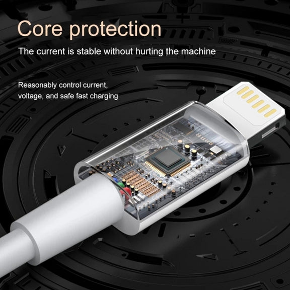 1.5m PD30W USB-C / Type-C to 8 Pin Fast Charging Data Cable for iPhone Series