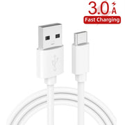 TE-P23 38W PD 20W USB-C / Type-C + QC3. 0 USB Triangle Car Charger + USB to USB-C / Type-C Data Cable, Length: 1m(White)
