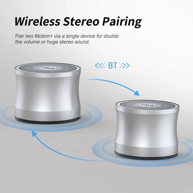 EWA A109+ TWS Stereo Portable Metal Bluetooth Speaker(Sliver) - free shipping - PMC TechLife - Order now!