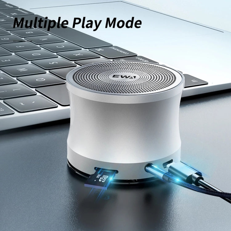 EWA A109+ TWS Stereo Portable Metal Bluetooth Speaker(Blue) - Mini Speaker by EWA | Online Shopping South Africa | PMC TechLife | Buy Now Pay Later Mobicred