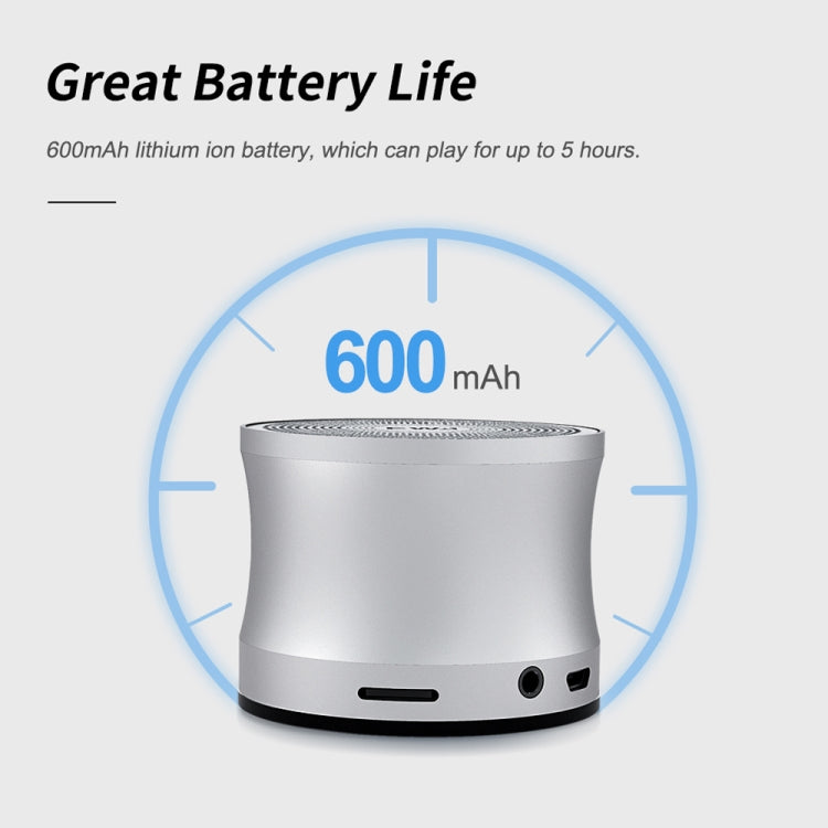 EWA A109+ TWS Stereo Portable Metal Bluetooth Speaker(Blue) - Mini Speaker by EWA | Online Shopping South Africa | PMC TechLife | Buy Now Pay Later Mobicred