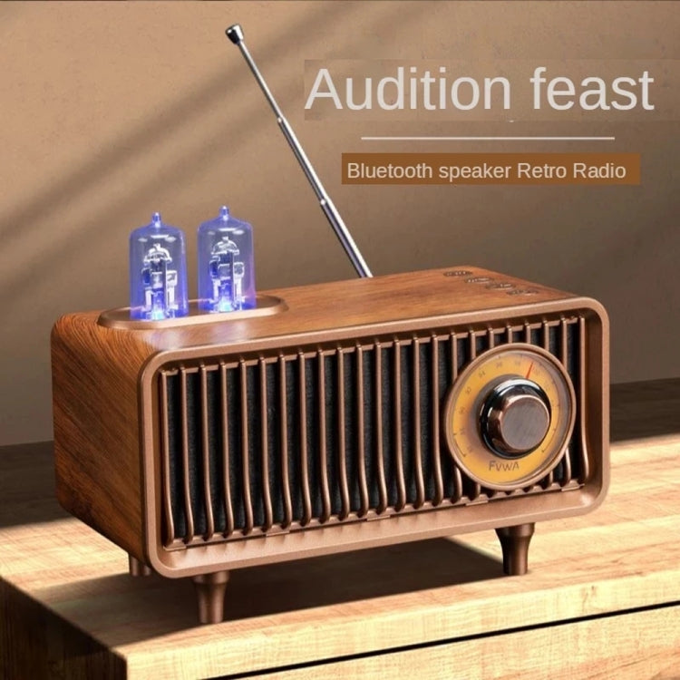 Oneder B9 Retro Indoor Wireless Portable Bluetooth Speaker(Browm) - Desktop Speaker by OneDer | Online Shopping South Africa | PMC Jewellery | Buy Now Pay Later Mobicred