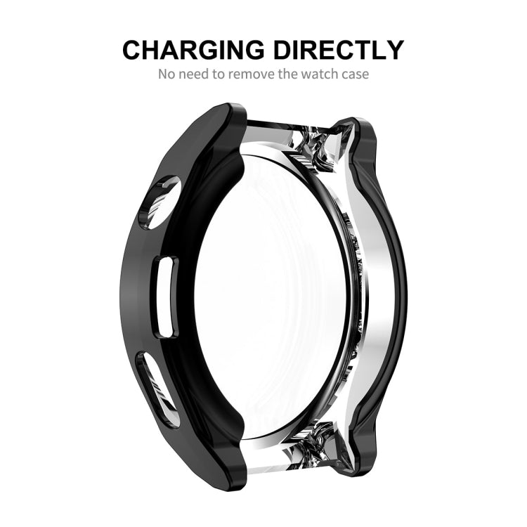 For Huawei Watch GT 3 Pro 46mm ENKAY Full Coverage Electroplated Soft TPU Case with Screen Protection(Grey) - free shipping - PMC TechLife - Order now!