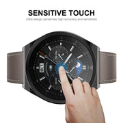 For Huawei Watch GT 3 Pro 46mm ENKAY Full Coverage Electroplated Soft TPU Case with Screen Protection(Grey)