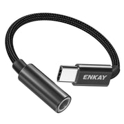 ENKAY USB-C / Type-C to 3.5mm Nylon Braided Aux Adapter Digital Decoding Audio Cable