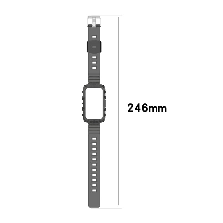 For Huawei Band 6 One-Piece Transparent Silicone Watch Band(Transparent) - Watch Bands by PMC TechLife | Online Shopping South Africa | PMC TechLife | Buy Now Pay Later Mobicred