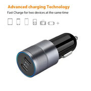 PD 40W Dual PD3.0 Type-C Car Charger(Black)