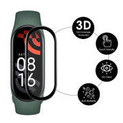 5 PCS For Xiaomi Mi Band 7 ENKAY 3D Full Coverage Soft PC Edge + PMMA HD Screen Protector Film